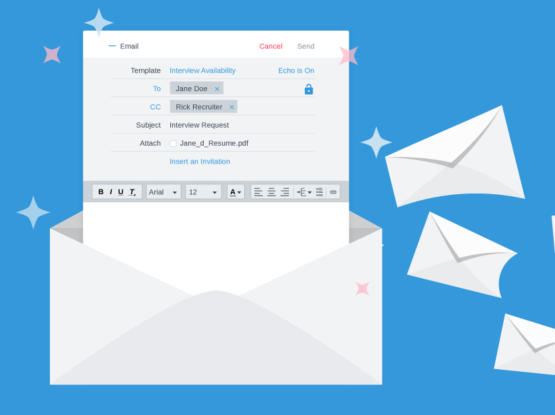 newton echo all emails bulk user action features
